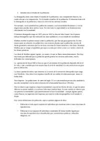 Introducción a la Demografía: Estudio de la Población y sus Componentes