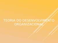 Desenvolvimento organizacional - DO