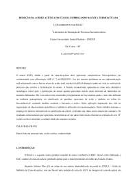 Redução da acidez acética do etanol empregando bauxita termoativada