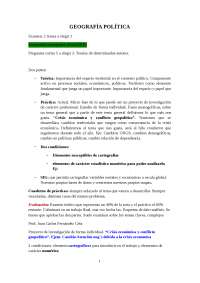 Apuntes de Geografía Política