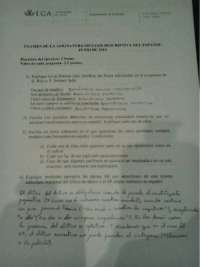 Examen Sintaxis Descriptiva del Español