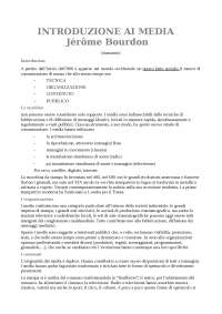 INTRODUZIONE AI MEDIA Jérôme Bourdon
