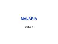 Parasitologia - Malaria