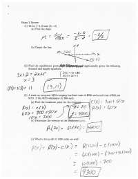 Midterm Exam 2 Review Solution - Finite Mathematics | MATH 124 - Docsity