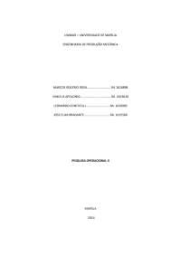 Trabalho de pesquisa operacional II