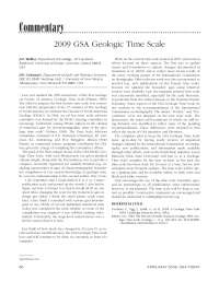 Esquema de las eras geológicas