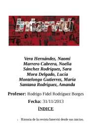 TRABAJO SOBRE INTERVIÚ - Guías, Proyectos, Investigaciones de ...