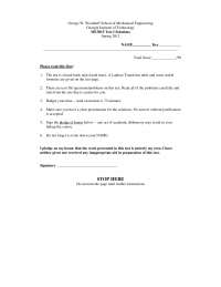 Exam 1 Solution - System Dynamics | ME 3017