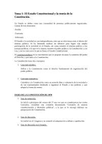 Tema 1: El Estado Constitucional y la teoría de la Constituc - Apuntes ...