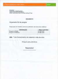 orçamento