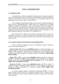 Radiocomunicaciones - Radiodifusión