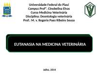 Eutanasia na Medicina Veterinária