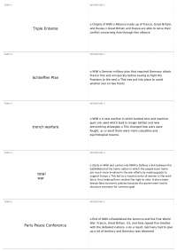 Key Terms and Events in 20th Century European History