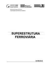 Superestrutura ferroviaria - 2000 - Afonso Cláudio Benezath Cabral