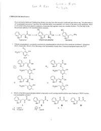 Exam 3A with Answers for Elementary Organic Chemistry I | CHEM 232 ...