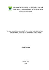 Incerteza de medição em padrões para espectrometria de massa