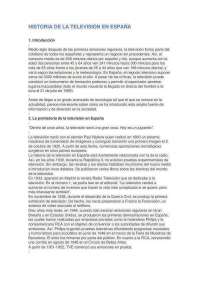 Historia de la televisión en España