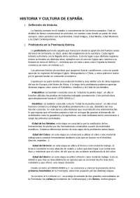 historia y cultura de españa