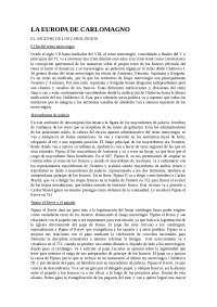 La Europa de Carlomagno