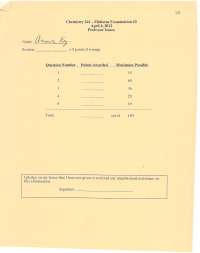 Organic Chemistry II - Midterm Examination 2 with Solutions | CHEM 241 ...