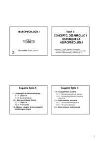 Concepto, desarrollo y método de la Neuropsicología