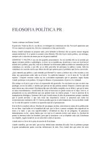 Filosofía Política