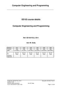 Computer Programming Basic Course - Docsity