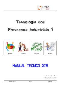 Manual de Tecnologia dos Processos Industriais 1 TPI 2015