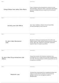 Herbal Remedies and Their Interactions: Safety, Uses, and Side Effects