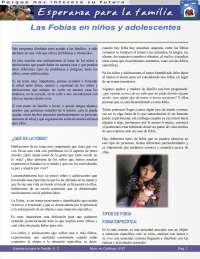 Las fobias en niños y adolescentes - Apuntes de Psicología - Docsity