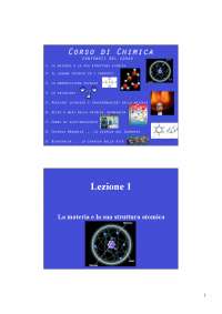 Slides lezioni di chimica - Docsity
