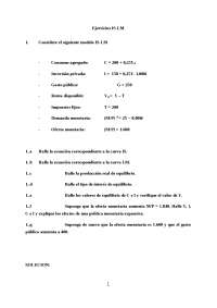 ejercicios macroeconomía
