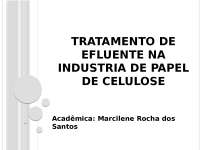Tratamento de efluente