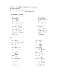 lista de derivada