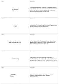 Chapter 6 Existential Therapy | COUN 174 - Introduction to Counseling