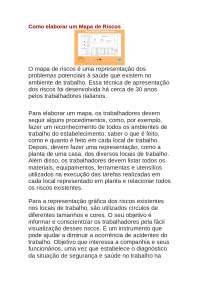Como elaborar um Mapa de Riscos - Como elaborar um Mapa de Riscos - Docsity