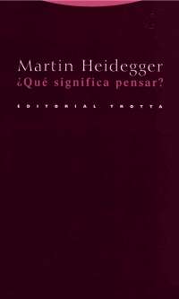 heidegger - que - significa - pensar