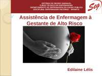assitencia a gestante de alto risco