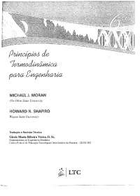Princípios de Termodinâmica para Engenharia 6 Ed - Moran e Shapiro