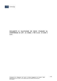 Documento Unico Valutazione Rischi da interferenze (Duvri)