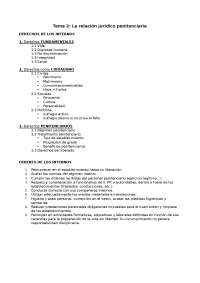 Apuntes de Derecho Penitenciario - tema 2