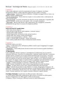 Riassunto Sociologia dei media, Mcquail