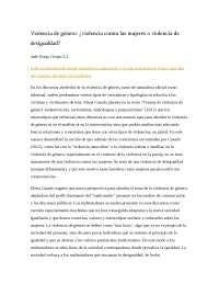 Violencia de género - Apuntes de Ingeniería Infórmatica - Docsity