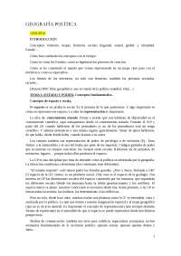 geografia politica