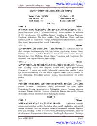 Ise vii object oriented modeling and design [10cs71] notes