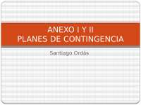 ANEXO I Y IIPLANES DE CONTINGENCIA SOPEP