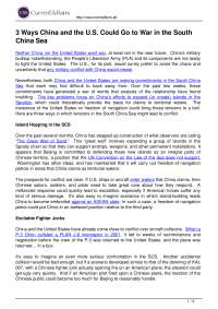 3 ways china u s go war south china sea