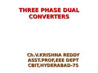 3phase dual converters circulating currents