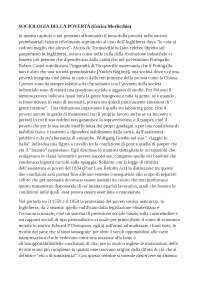 La povertà in Inghilterra: dalla Poor Law alla società salariale - Prof. Morlicchio