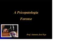 Psi...ica - psicologia jur?dica - slides - curso psicopatologia forense